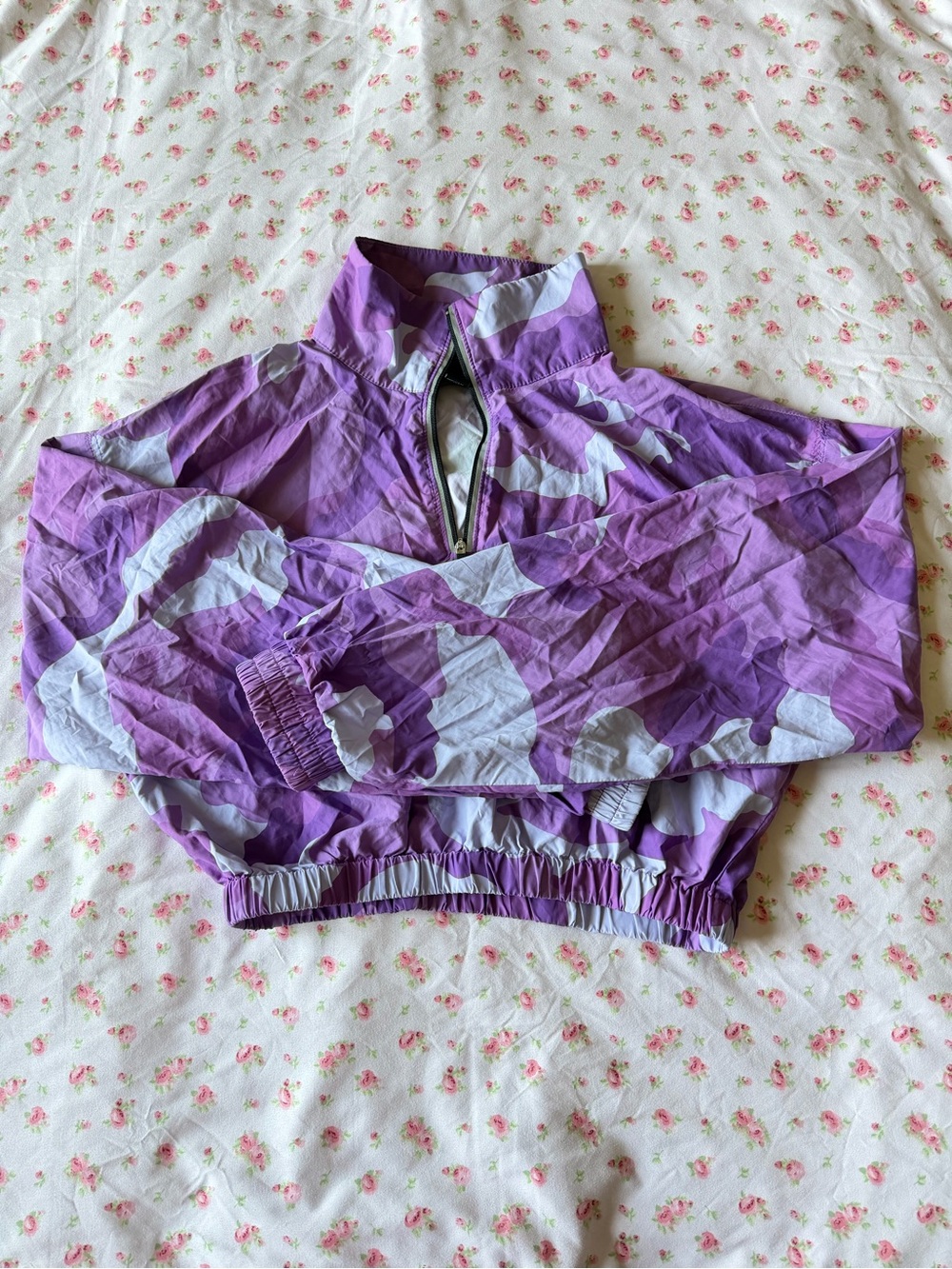 Others Follow Purple and White Windbreaker Jacket